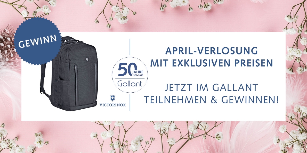 April-Verlosung mit exklusiven Preisen