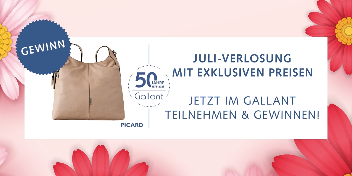 JULI-VERLOSUNG MIT EXKLUSIVEN PREISEN