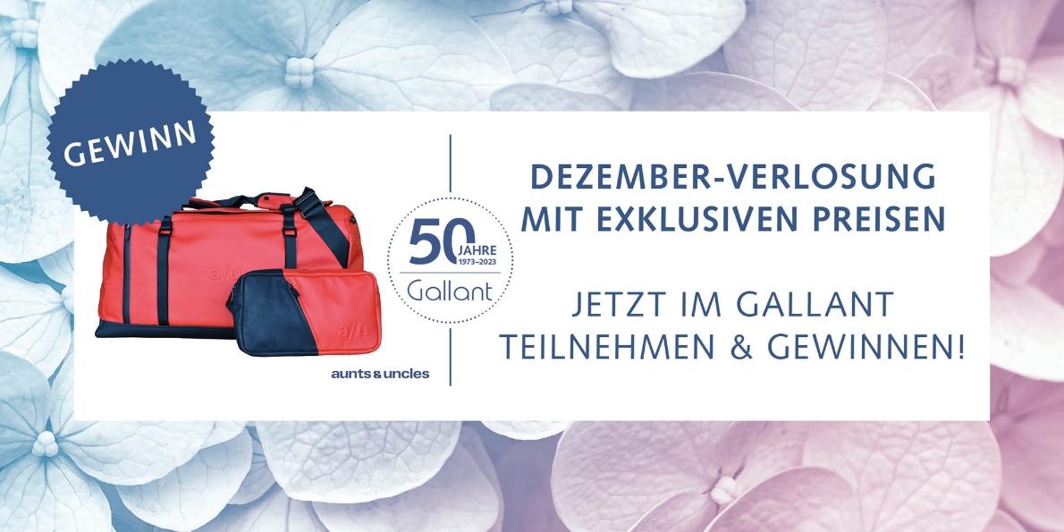 Dezember-Verlosung mit exklusiven Preisen